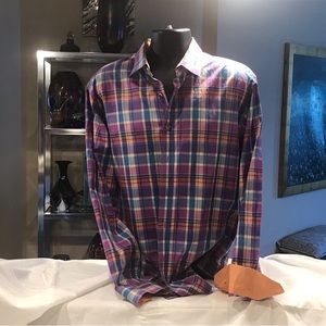 Mens Bugatchi long sleeved shirt